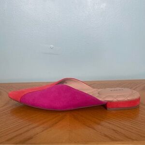 Birdies The Swan Fruit Punch Orange Pink Slip On Shoes Women’s Size 7 Colorblock